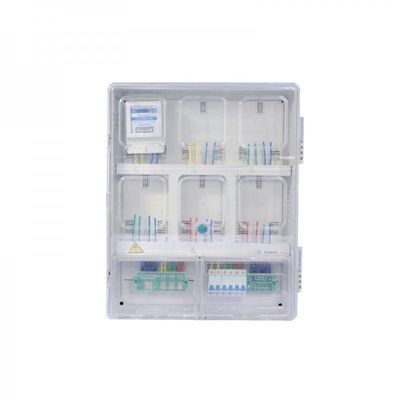 GB / T7251 Hộp đồng hồ Polycarbonate 1 pha 6 chiều
